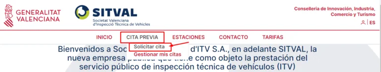 cita previa itv elche